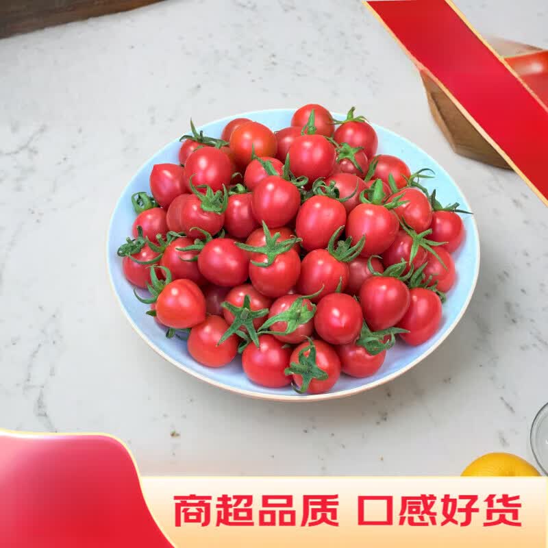 山东圣女果净重3斤单果8g+贝贝小番茄水果西红柿蔬菜源头直 贝贝圣女果精选口感好货 3斤