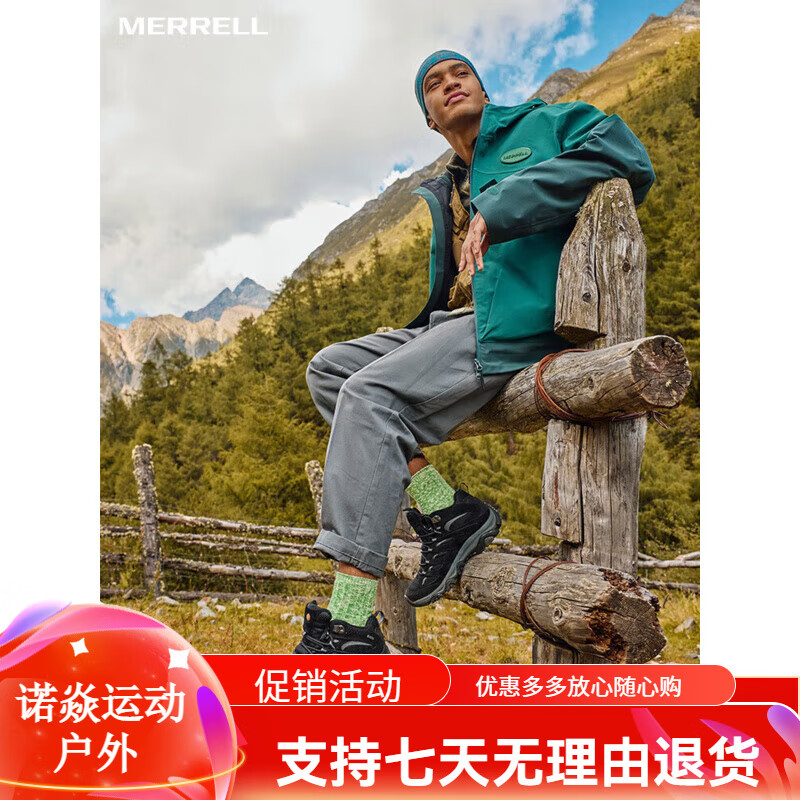 迈乐上新 户外经典徒步鞋男女款MOAB3 GTX中帮透气防水耐磨防滑登山鞋 J036243黑色(男款) 40