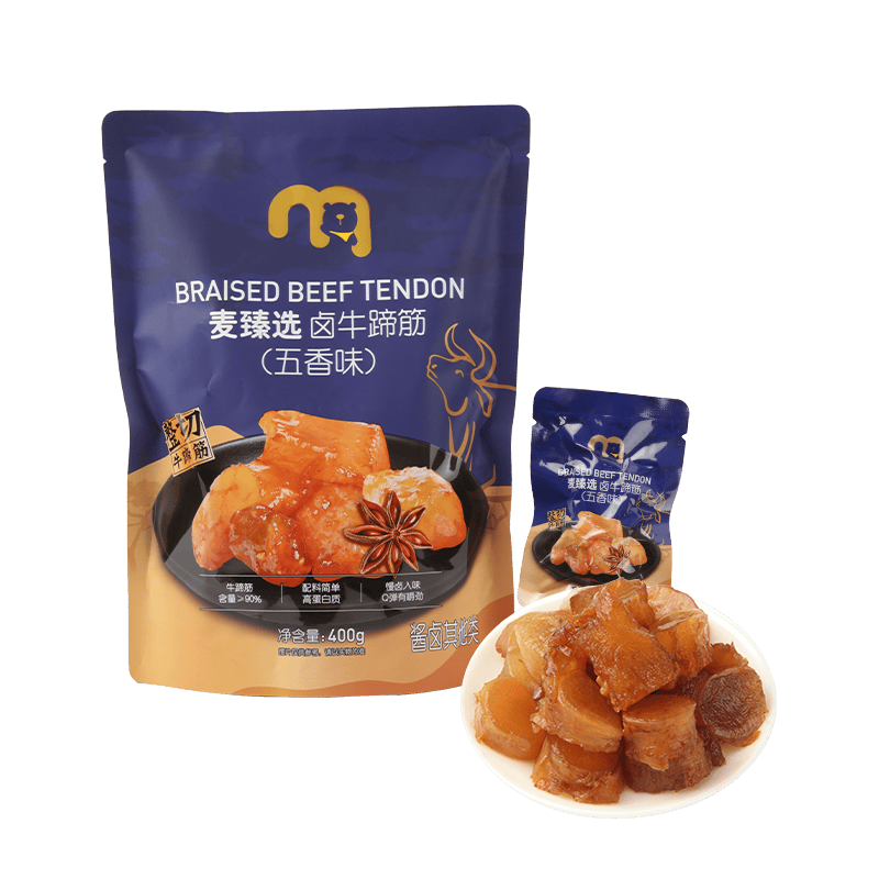 麦臻选牛蹄筋（五香味）400g