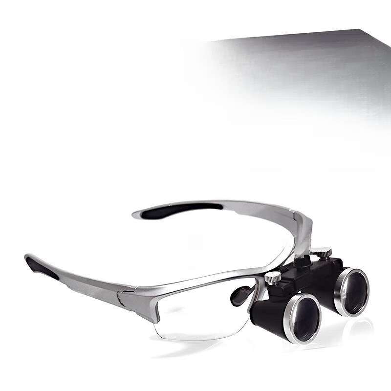 头戴式放大镜医用眼镜式显微老人头带看书阅读 款