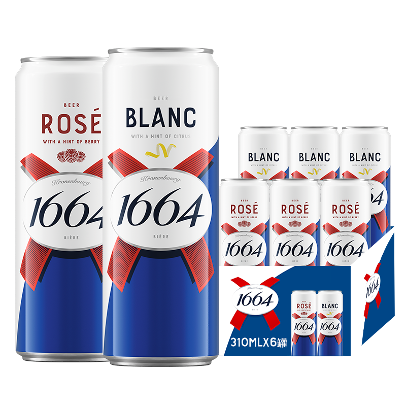 kronenbourg 1664Сζơ˫ζװ310ml*6ޣơ*3+Һơ*3Ʒ