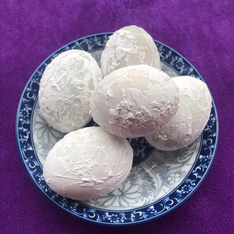 云郵湖北恩施松花皮蛋鴨蛋松花蛋無鉛黃心變蛋黃金溏心灰包蛋特產(chǎn) 10枚 恩施黃心皮蛋
