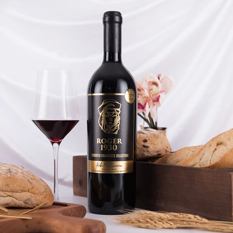 蓝菲酒业 智利进口红酒 罗吉尔1930-赤霞珠干红葡萄酒 单支装