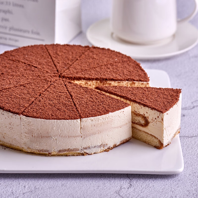 意式提米苏日蛋糕公下午茶甜品聚会点心上海杭州南京8 经典提拉米苏 8英寸切成10片（直径20.5CM）