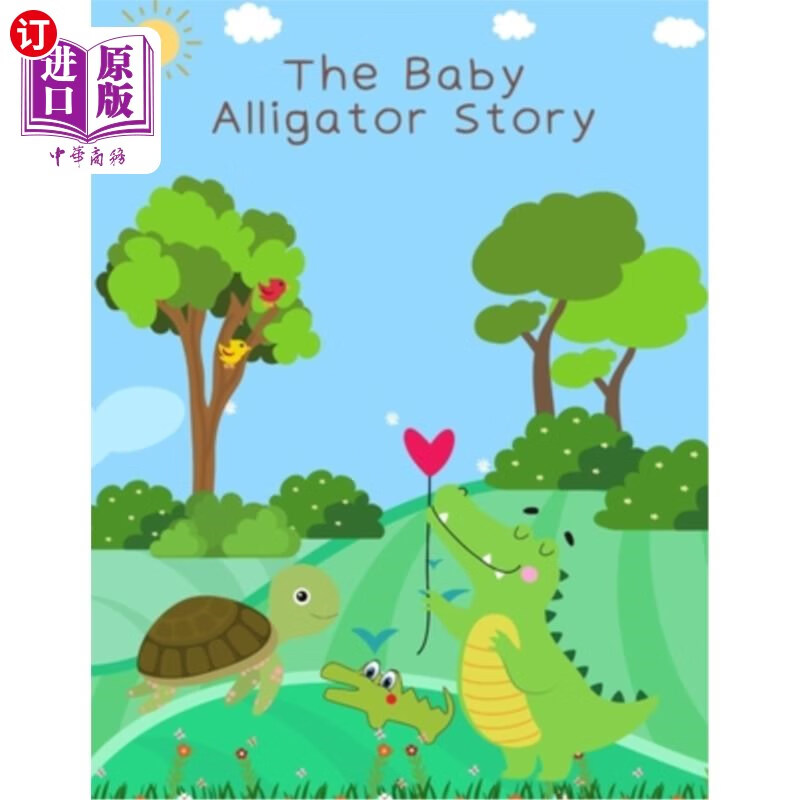 海外直订the baby alligator story 小鳄鱼的故事