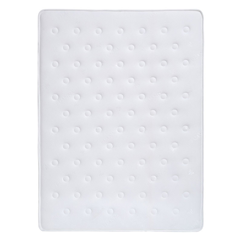 富安娜家具床垫 乳胶床垫 分区设计弹簧床垫 健康美眠两面可用乳胶床垫 婚庆床垫 白色 180*200*23cm