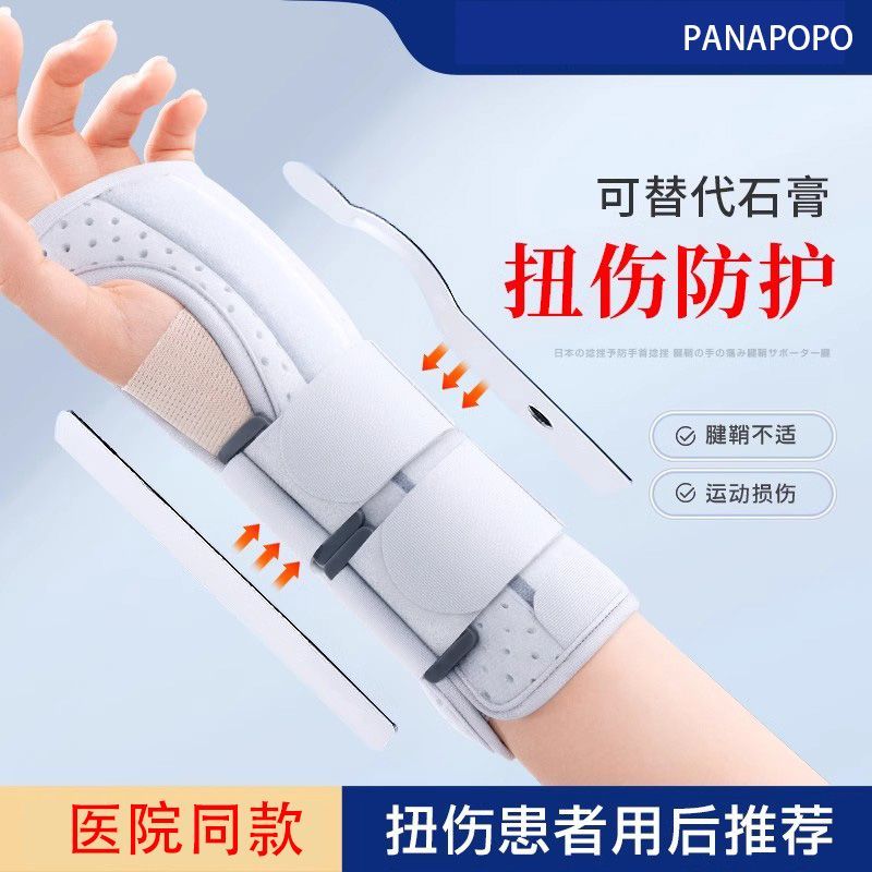 通用腕管综合征医用护腕 专用手腕腕管综合征护手腕关节套固定支具薄 加强版【右腕】防护神器【多重绑带+舒适腕枕】