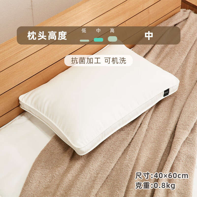 NITORI家居面料可機(jī)洗可調(diào)節(jié)舒適星級酒店枕 標(biāo)準(zhǔn)款3_小號 10cm 1-