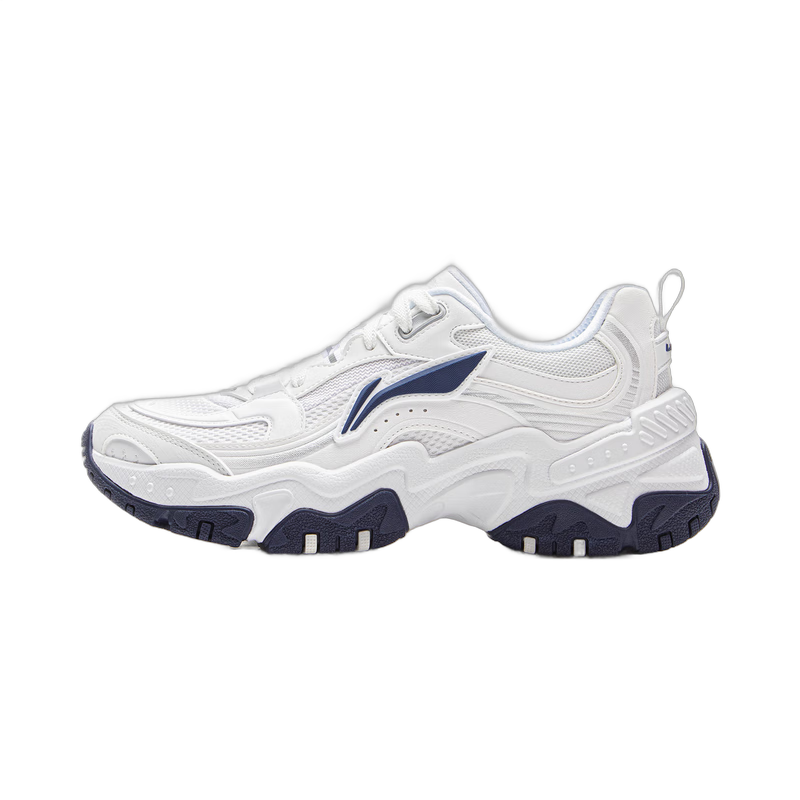 李宁红糖丨经典休闲鞋女子减震回弹春夏季反光潮流轻量运动鞋AGCV128