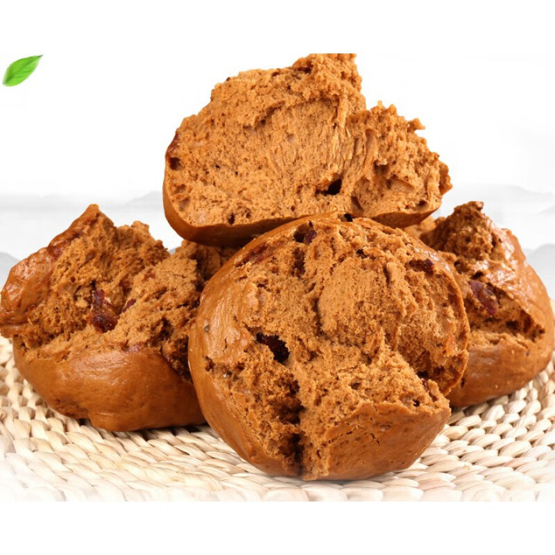 老面馒头 东北红糖大枣发面馒头 手工小麦白面方便面食 红枣馒头6个