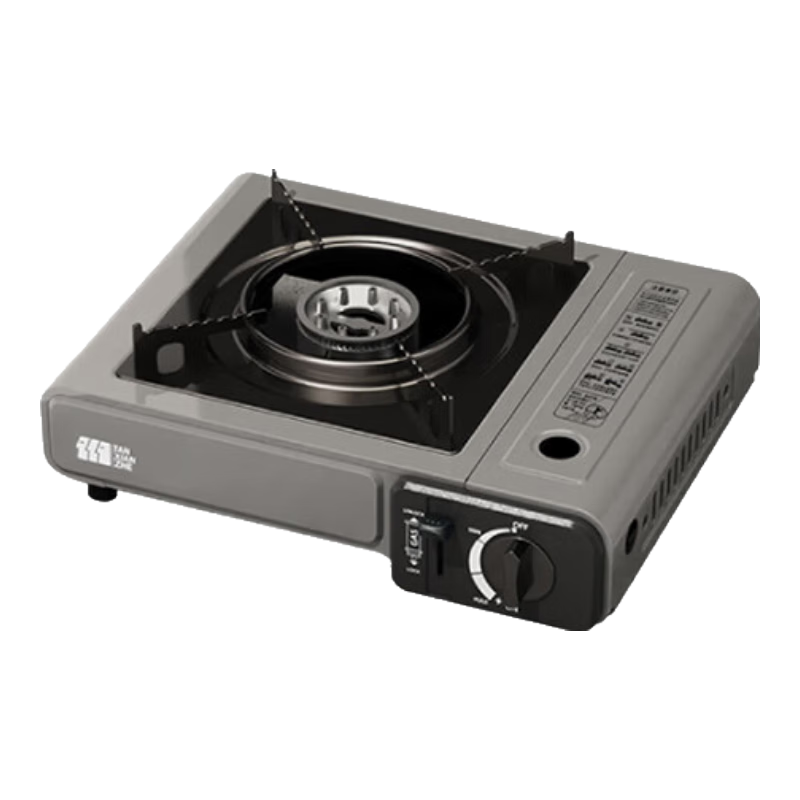 探险者卡式炉燃气灶户外炉具套装卡磁炉防爆防风瓦斯炉野外露营便携炊具 2.9kw白色+4气+全收纳箱+防风圈