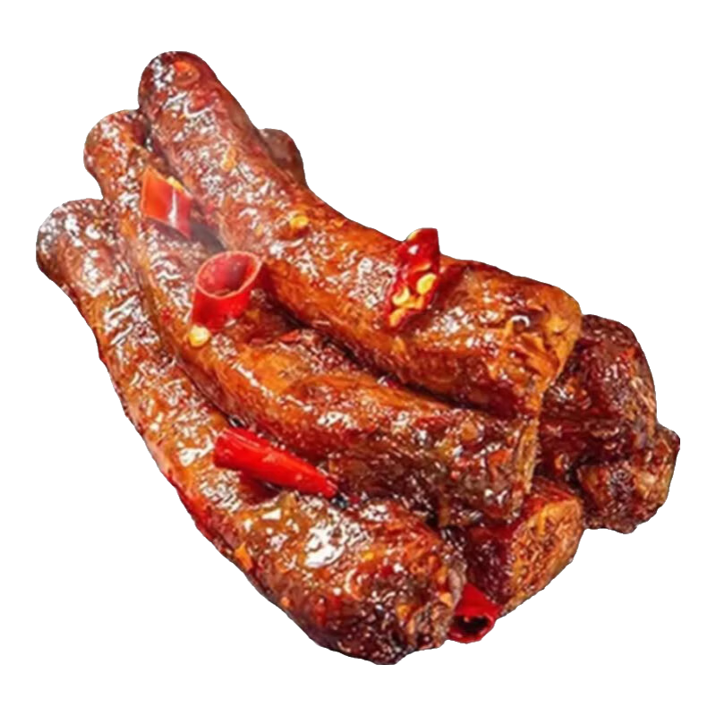 手撕烤脖鸡脖零食整根卤味烤脖随机发货 烤脖1根
