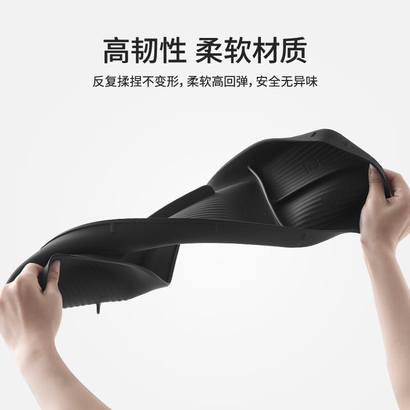 3W适用于蔚来乐道L60中控下层储物盒扶手箱收纳盒置物防滑硅胶垫 乐道L60中控下储物盒【雅黑】