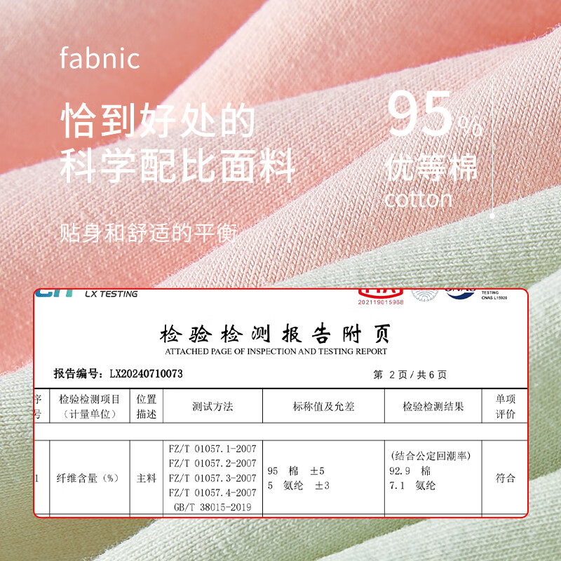 都市丽人女士内裤女纯棉7A抑菌柔棉吸汗透气舒适简约亲肤中腰内裤女7条装 经典款 L
