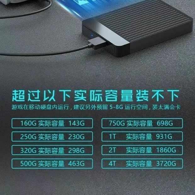 游戏硬盘即插即玩pc移动电脑游戏steam大型3A免安装企业级高速盘 16TB 3.5寸游戏自选
