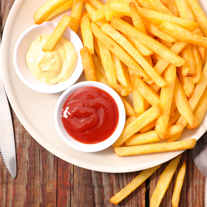 惠发(HF)冷冻薯条半成品薯条零食空气炸锅食材 惠发美式薯条500g*3袋(送番茄酱)