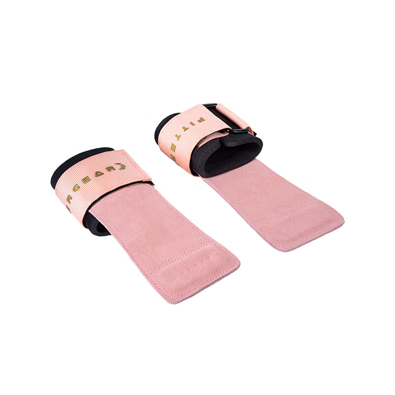 FITTERGEAR執(zhí)煉健身硬拉助力帶護(hù)腕防滑防繭訓(xùn)練手套女 珊瑚粉 (均碼_一對)