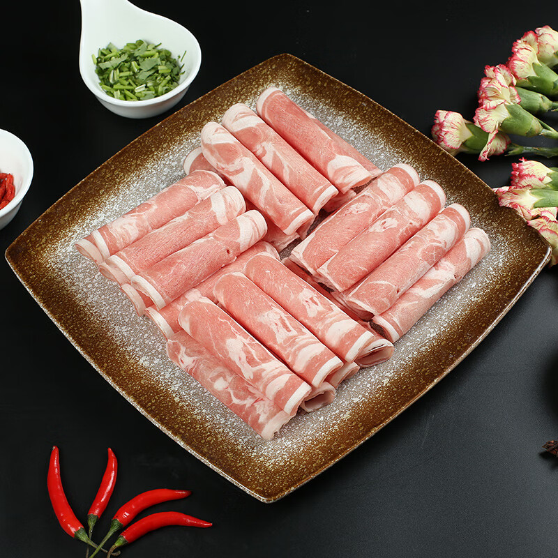 大庄园（Grand Farm） 原切羊肉卷涮羊肉火锅羊肉片进口羊排肉片500g*3 原切羊排肉片500g*3 500g