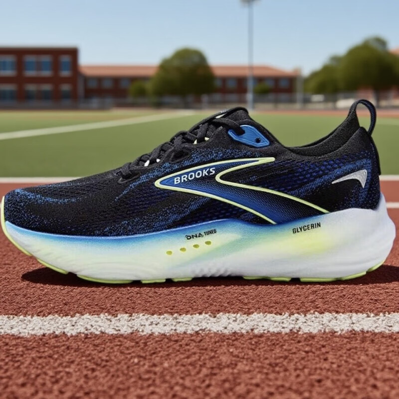 布鲁克斯(BROOKS)Glycerin甘油22跑鞋减震透气轻薄跑步通用运动 黑色 41