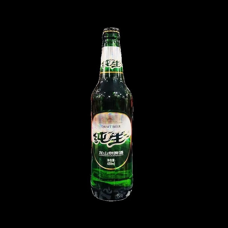 龍山泉本溪龍山泉純生啤酒 遼寧特產(chǎn)精釀 480ml瓶裝 * 480mL 12瓶