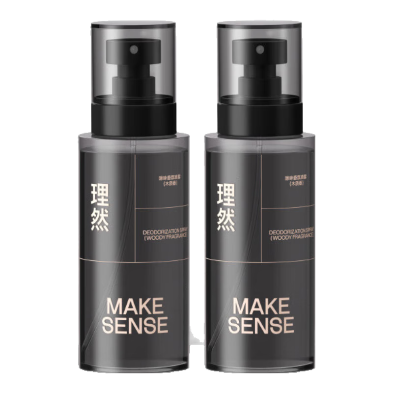 理然男士淡香水除味香氛喷雾持久清新香水男送礼生日礼物 木质250ml*2