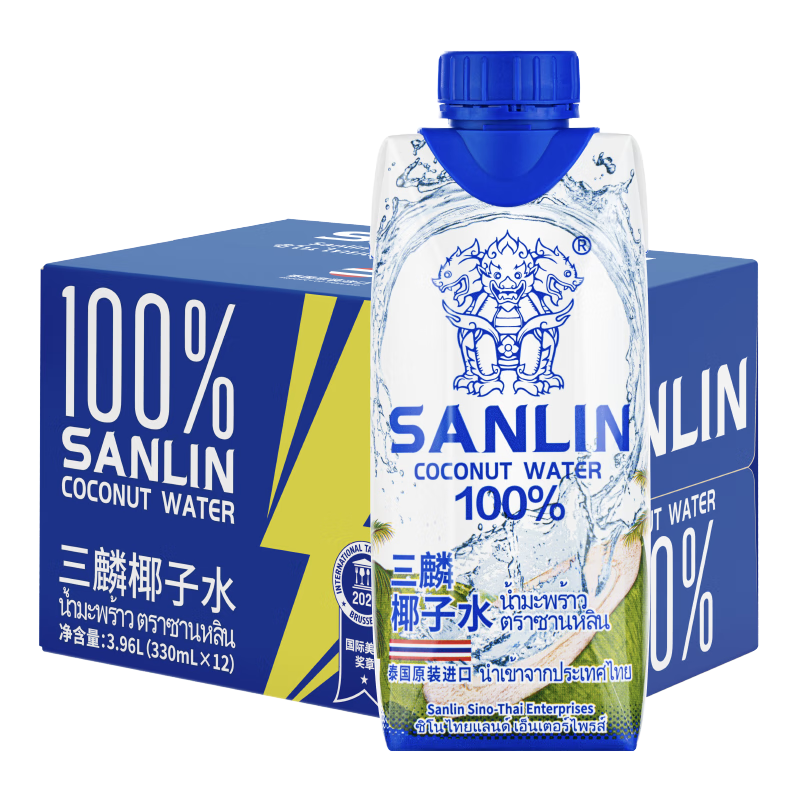 49.9Ԫ    SANLIN/ 100%Ҭˮ  330ml 12ƿ