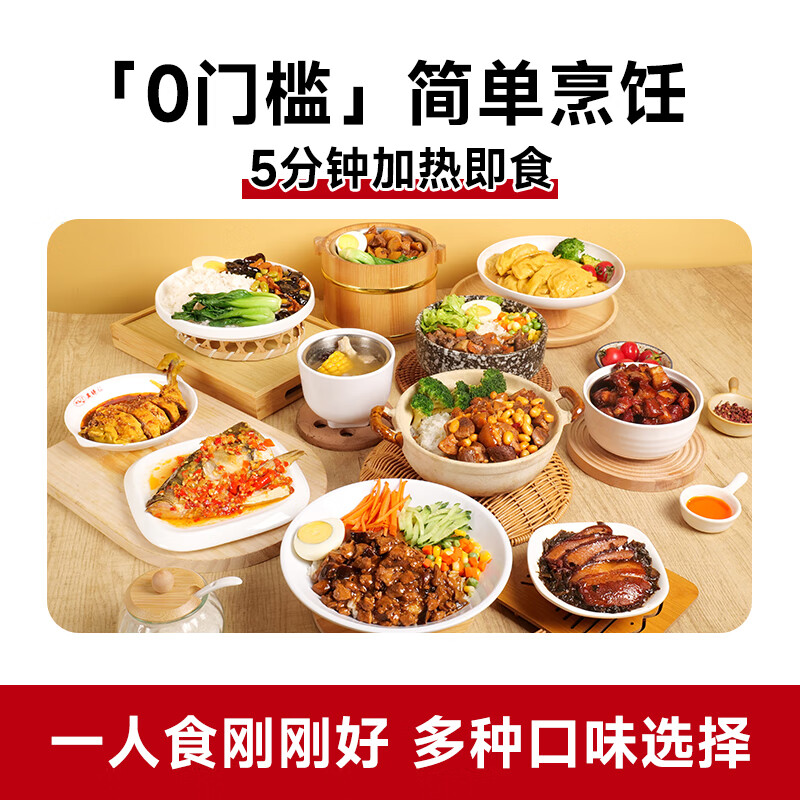 粮农星厨预制菜料理包加热即食商用外卖家常小碗菜盖浇饭速食快餐餐饮店用 20款商用推荐套装(4020g)