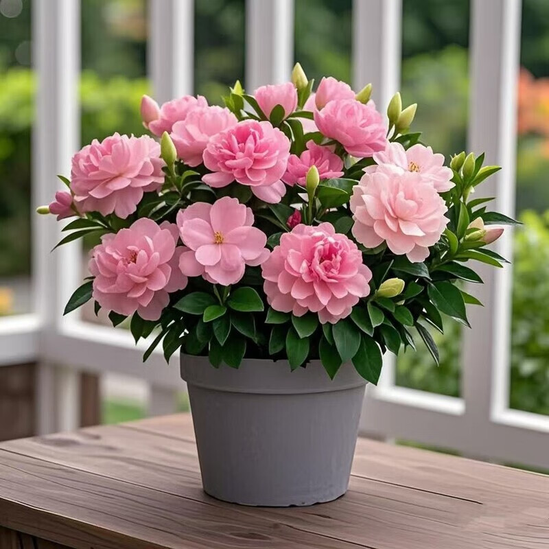 栀子花浓香型盆栽花卉植物花苞牡丹四季净化好养空气四季常青开花 四
