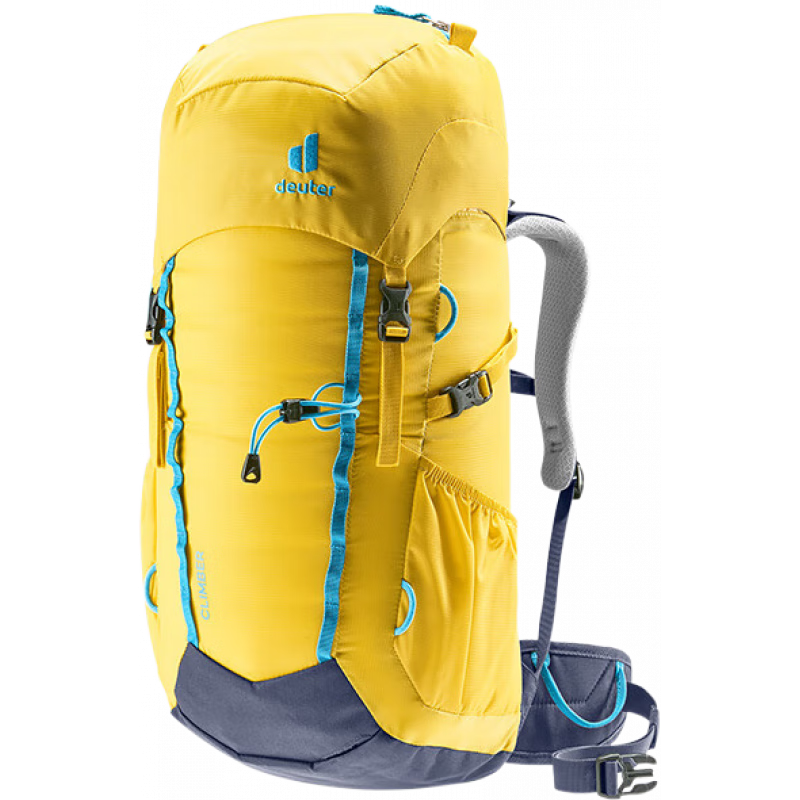 多特（Deuter）德國Climber輕便兒童登山包青少年戶(hù)外背包 玉米黃22L 百年多特_(適合身高120-150CM)