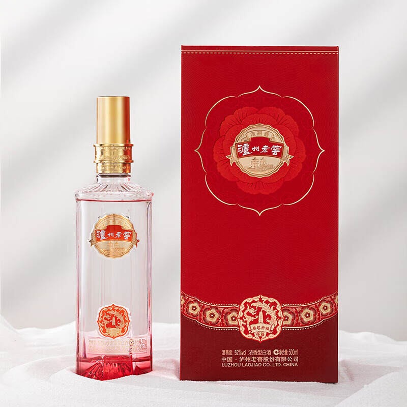泸州老窖老窖股份出品  浓香型白酒 礼盒装 送礼自饮酒 42度 500mL 2瓶 雁塔祈福