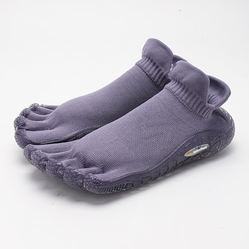 软啾啾五指分趾健身鞋减震跳绳软底瑜伽普拉提运动防滑力量深蹲硬拉训练 热颂红【五指分趾鞋】 34