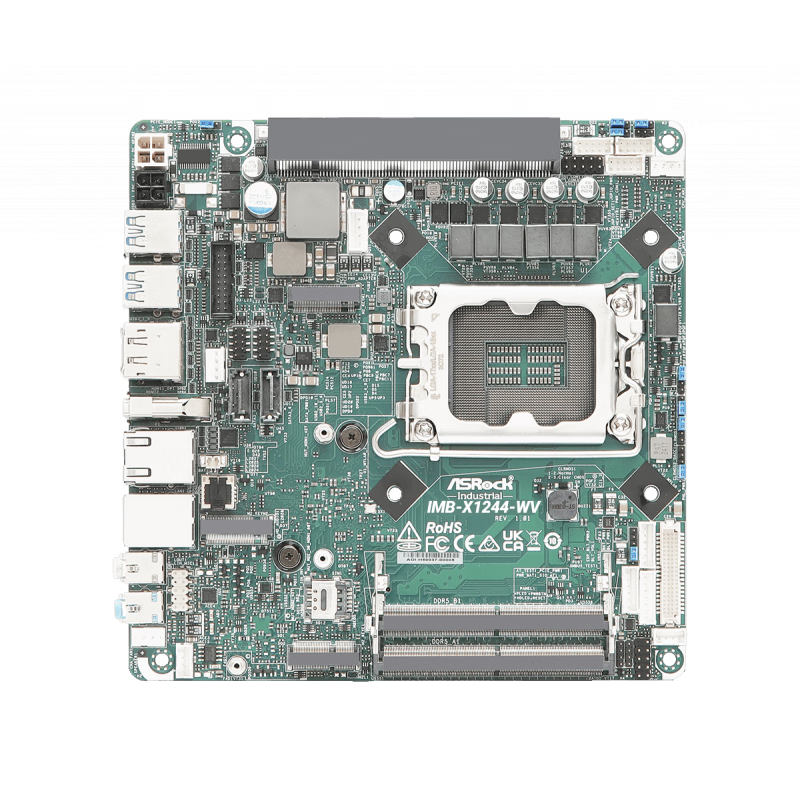 華擎（ASRock）MiniITX 工控機工業(yè)主板Intel14/13/12W680東擎 X1244-W680