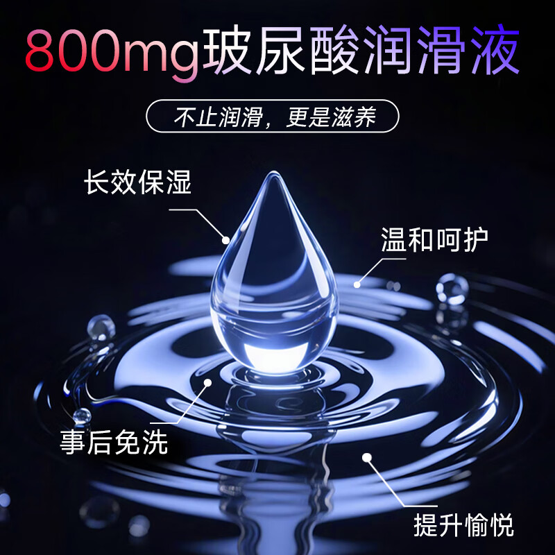 陌陌避孕套超薄001数字薄裸入玻尿酸安全套男用 计生成人用品 【私密发货】数字薄001 23只