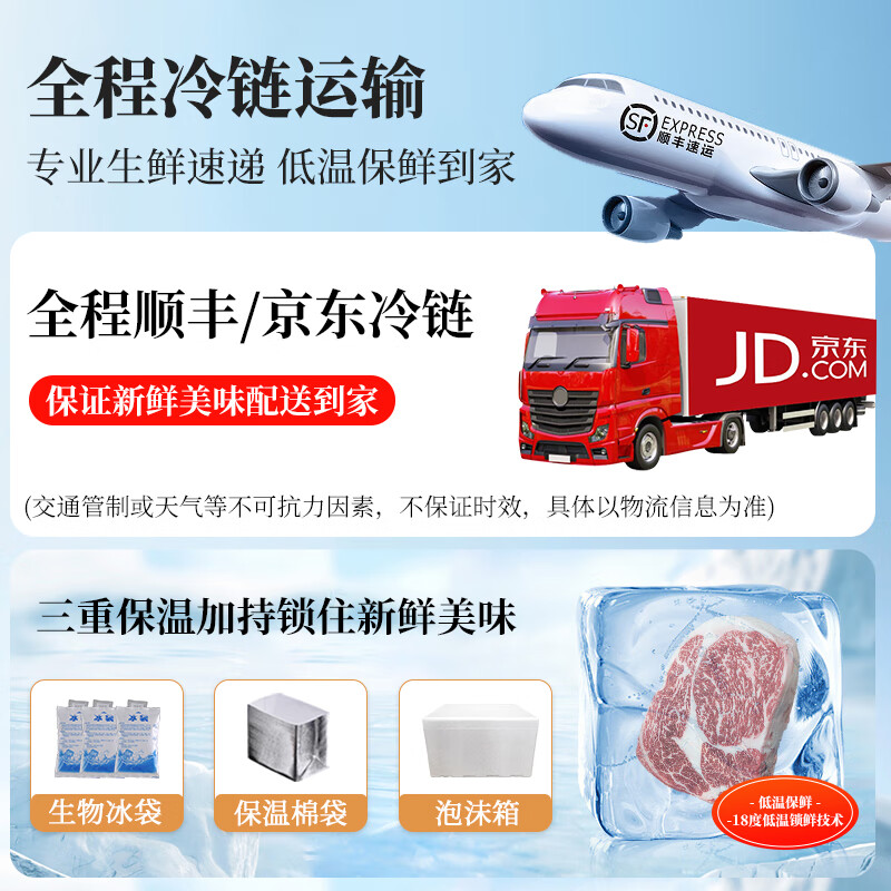 肉天王澳洲谷饲M3原切牛排 净重2斤 雪花牛肉牛扒 进口安格斯生鲜食材 【店长力荐】原切M3牛排1kg