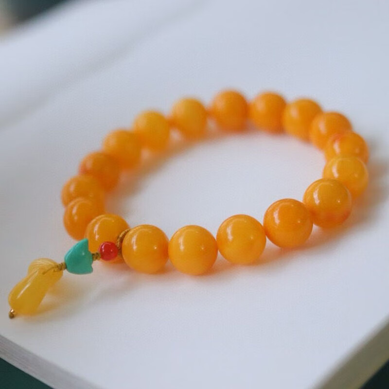 慈心緣 蜜蠟老蜜蠟手串 滿(mǎn)蠟蜜蠟蠟質(zhì)醇厚琥珀男女手鏈送生日禮物11mm
