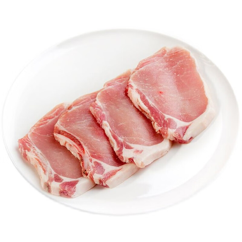 果亦橙猪大排片冷冻新鲜猪大排原切鲜冻猪排生鲜京鲜配送 2斤