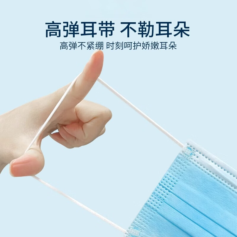 XAXR灭菌级一次性医用口罩独立包装舒适透气三层防护防尘防雾霾防飞沫 白200片【可供医务人员佩戴】灭菌医用外科独立装 单片独立包装/旗舰发货/质量保证