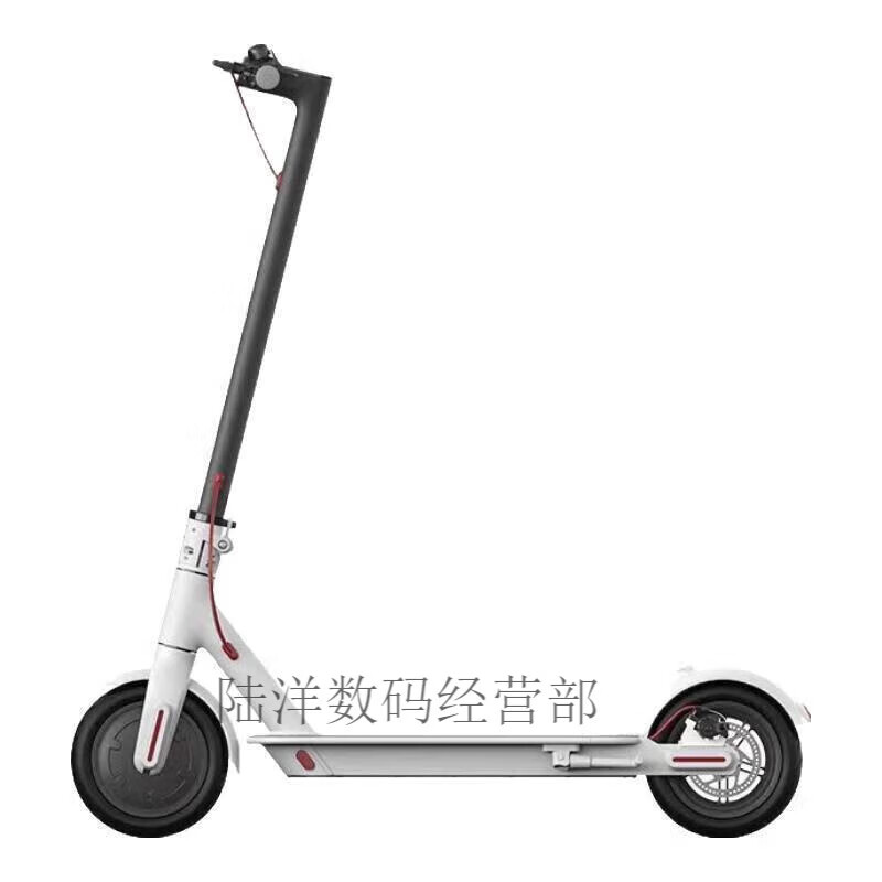 米家（MI）电动滑板车1S/学生便携折叠两双轮站骑代步车 米家电动滑板车1S-白色