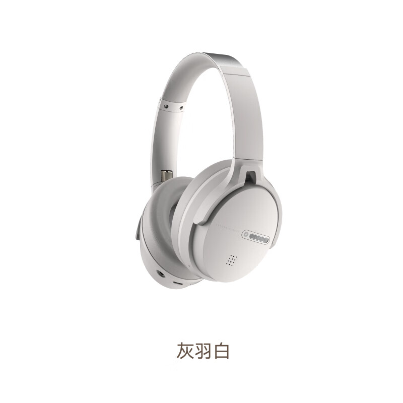 兴戈（SIMGOT）空屿EH500 深度主动降噪头戴式蓝牙耳机双金标高音质高解析 灰羽白