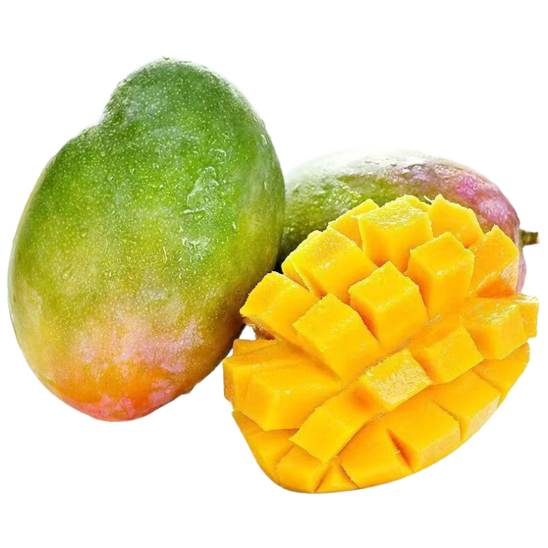 京鲜生攀枝花凯特芒果 净重8斤 单果400g+ 生鲜水果源头直发