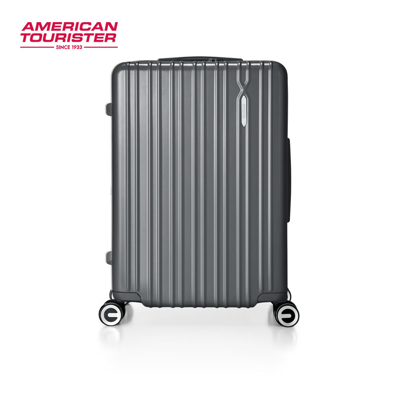 美旅拉杆箱商务行李箱20寸旅行箱轻盈抗摔大容量密码登机箱薯条箱79B 陨石灰色【新色】 20英寸 （无侧把手）