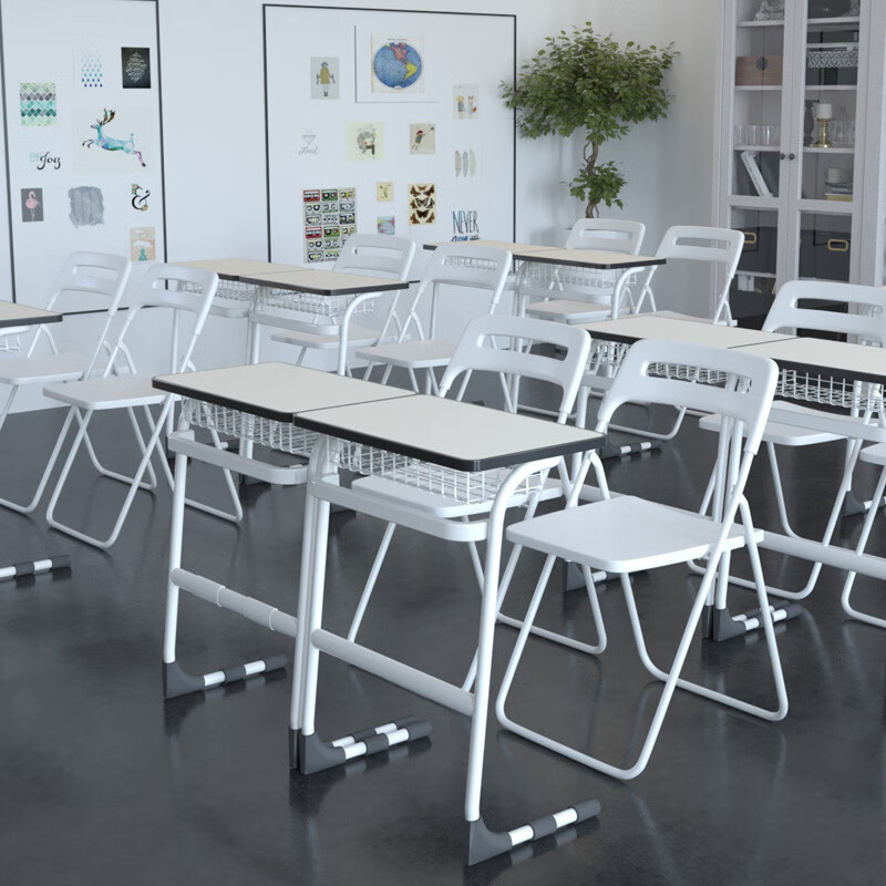 【优选好物】折叠椅北欧简约家用休闲靠背椅子餐厅等位椅凳 黑色