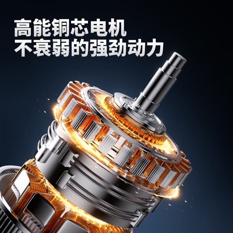 MOTOFEEL工业大吸力吸尘器商用无刷电机超大功率干湿两用开荒清洁洗车店美缝桶式吸粉尘机 桶式吸尘器【2电池1充电器】无刷电机