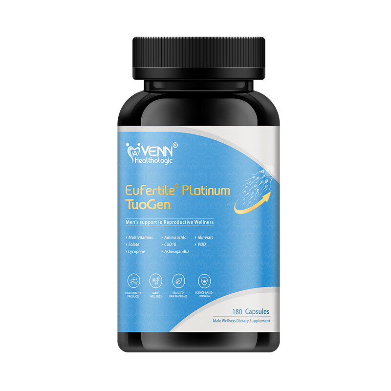 VENN Healthologic 妥金海外原装进口红妥孕运妥金精子质量精子活力精子碎片助备孕 妥金-180粒*1瓶【最新效期】