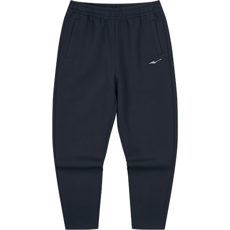 鸿星尔克针织长裤女子秋季新品保暖加厚束口运动裤透气舒适户外休闲裤女裤