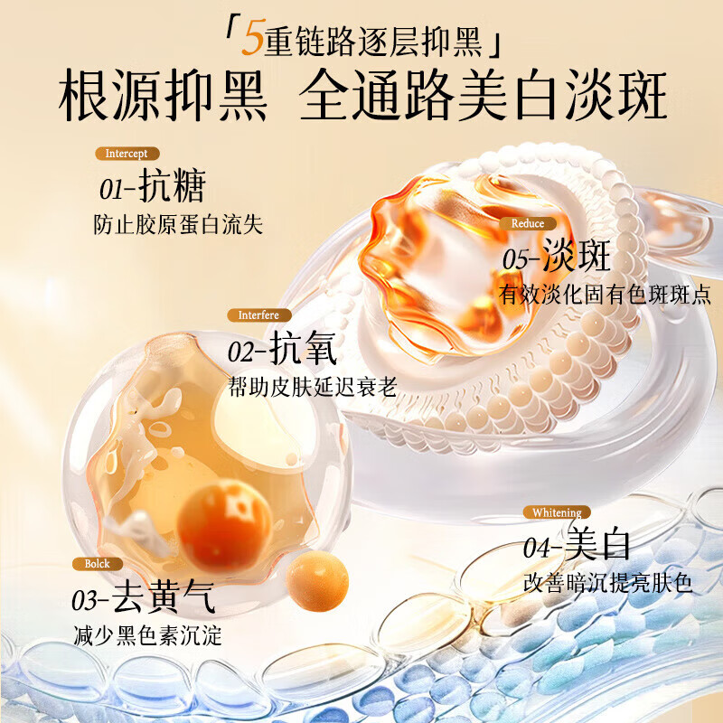 MZPLOImiulady美白精华液油缪女郎烟酰胺淡褪色斑柔润保 透白柔肤水+透白精华乳+美白精华