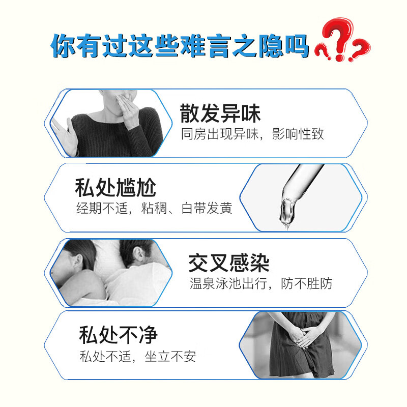 绿力私处洗液凝胶妇洁洗剂洁阴护阴祛异味产品洗护液女士抑菌洗液 80g妇洁凝胶1盒