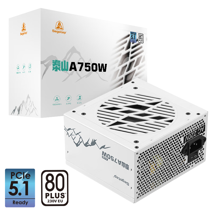 七彩虹 iGame RTX 5070 显卡 白色 火神 游戏 电脑台式机主机 显卡 套包】5070 火神W OC+A750W电源 【5070 单卡丨原装发出】支持4K