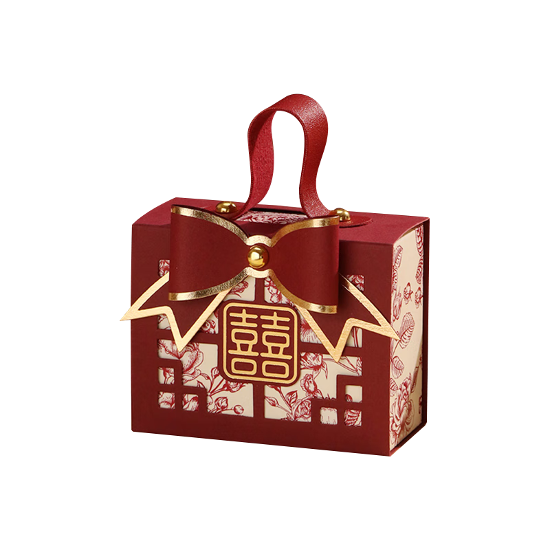 光多拉光多拉喜糖禮盒結(jié)婚伴手禮物喜糖袋空包裝盒婚禮糖果喜糖盒10個(gè)裝