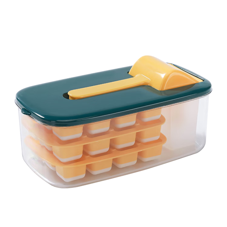 雅高冰块模具冰格雪糕模具大容量食品级制冰盒储冰盒